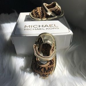 Michael Kors Baby Monogram Ballet Shoes